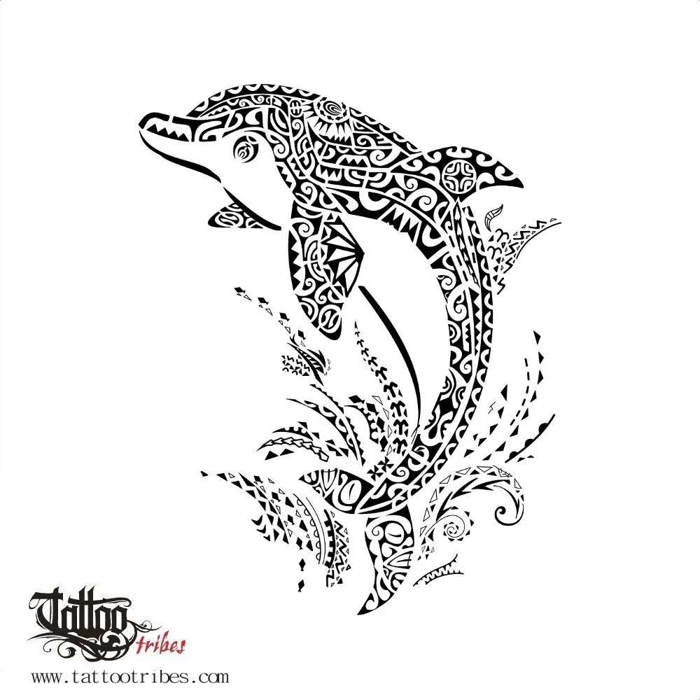 Tattoo image of Tribal dolphin, iJam Fest 2020