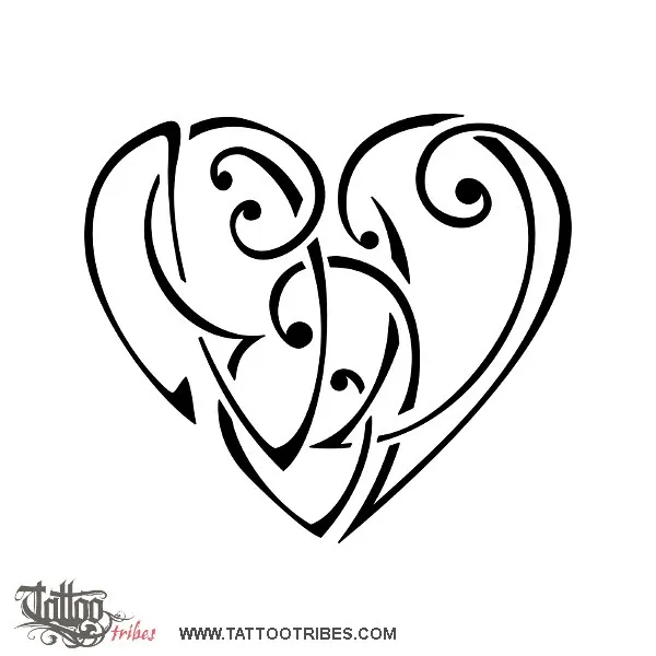 Tattoo image of N+E+D+V heart, Union