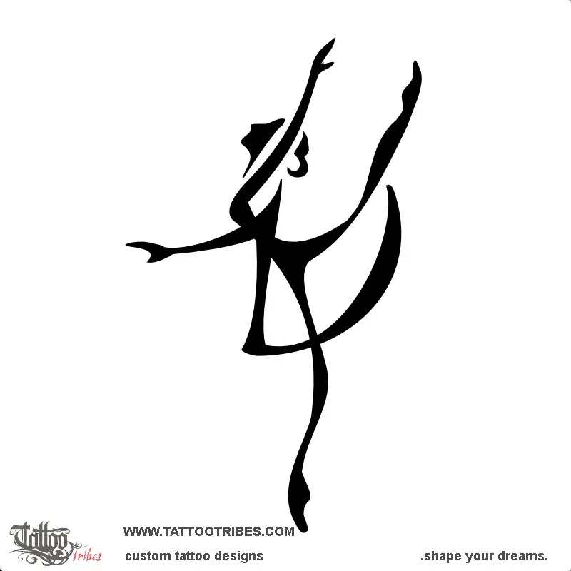 Tattoo image of Ballerina, N+F