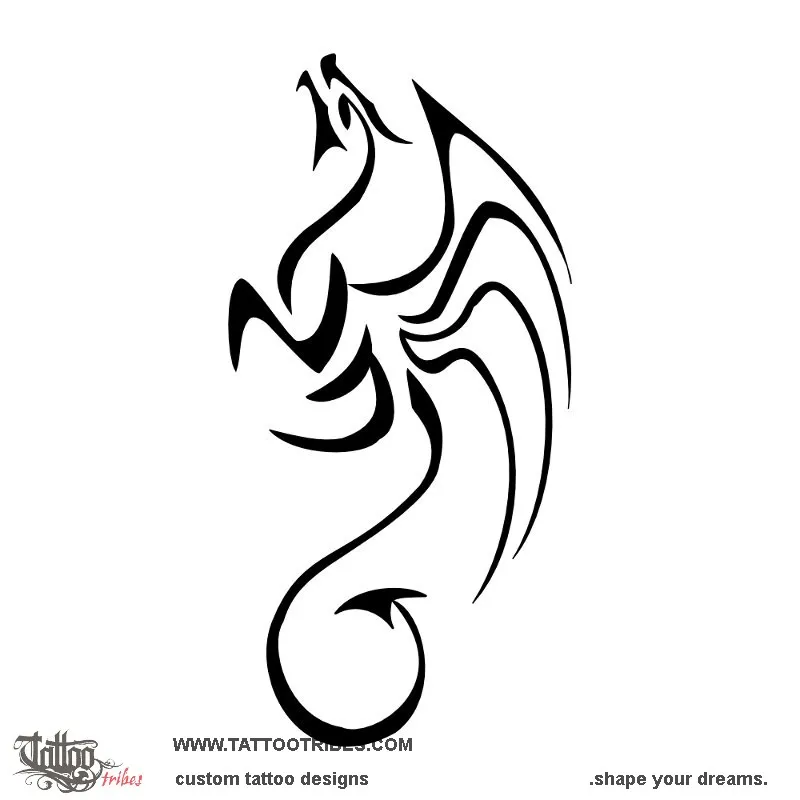 Tattoo image of Flying dragon, N+D