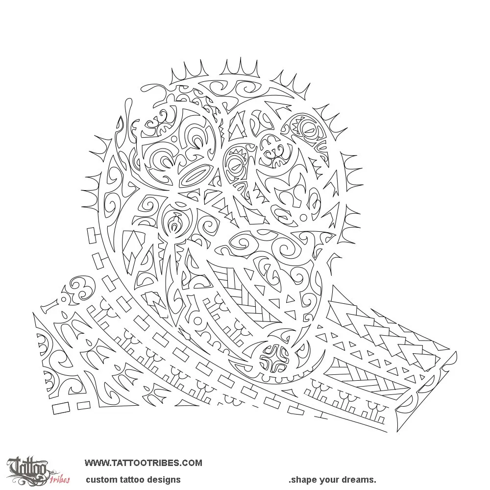 Stencil outline of Etaeta, Strong, stubborn