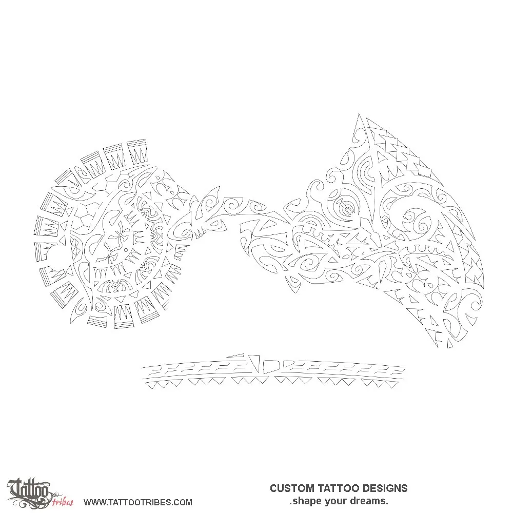 Stencil outline of Ocean legacy, Extension