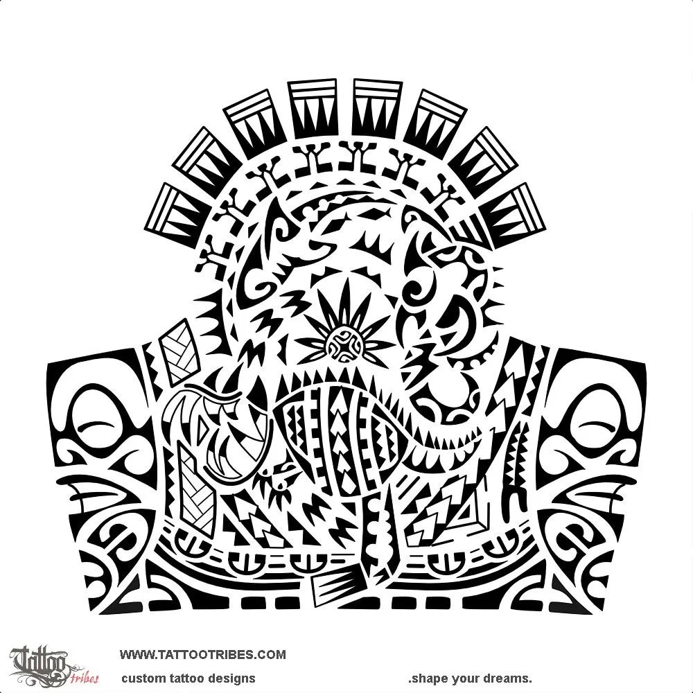 Tattoo image of Dinosaur, Family unity