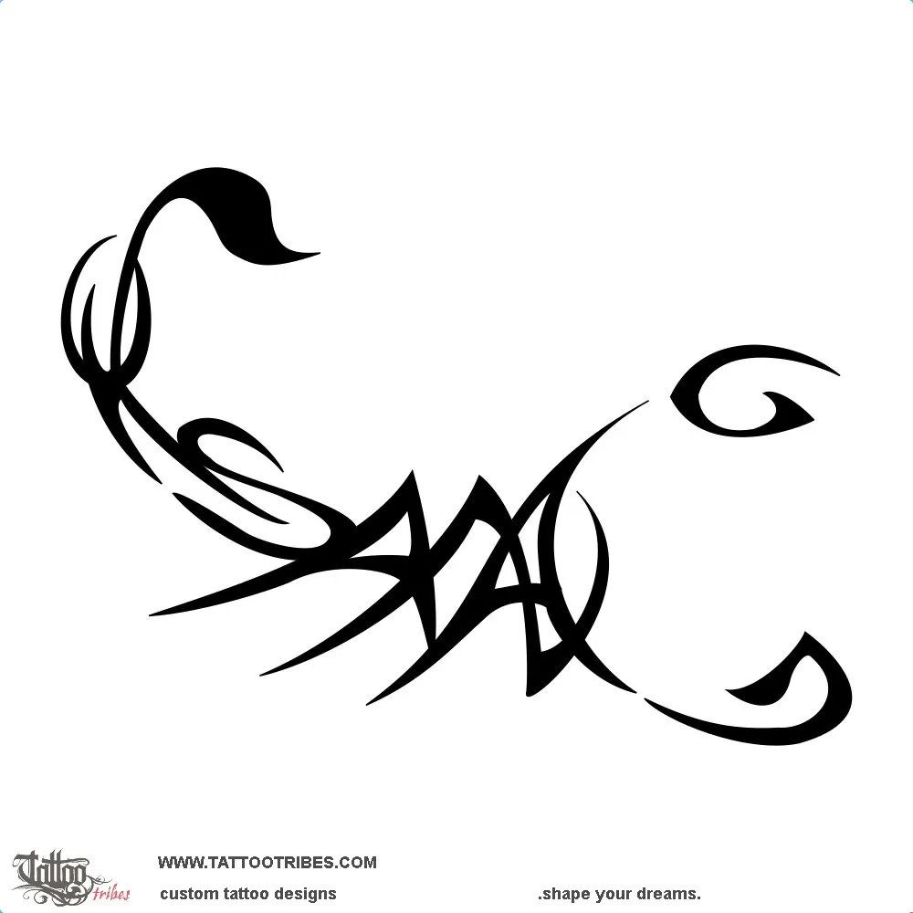 Tattoo image of Scorpion, Oksana+G+D