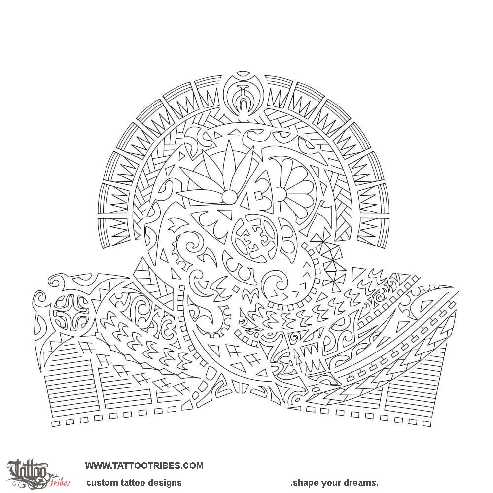 Stencil outline of Faaaraara, To make a beginning