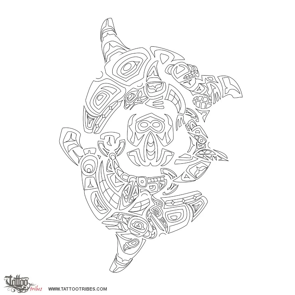 Stencil outline of Killer whales, Family