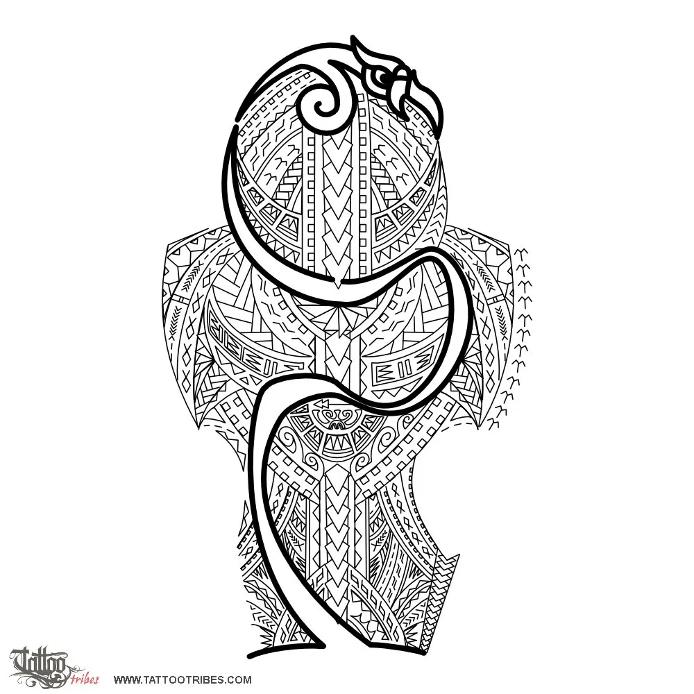 Stencil outline of Puipuia, Guardian
