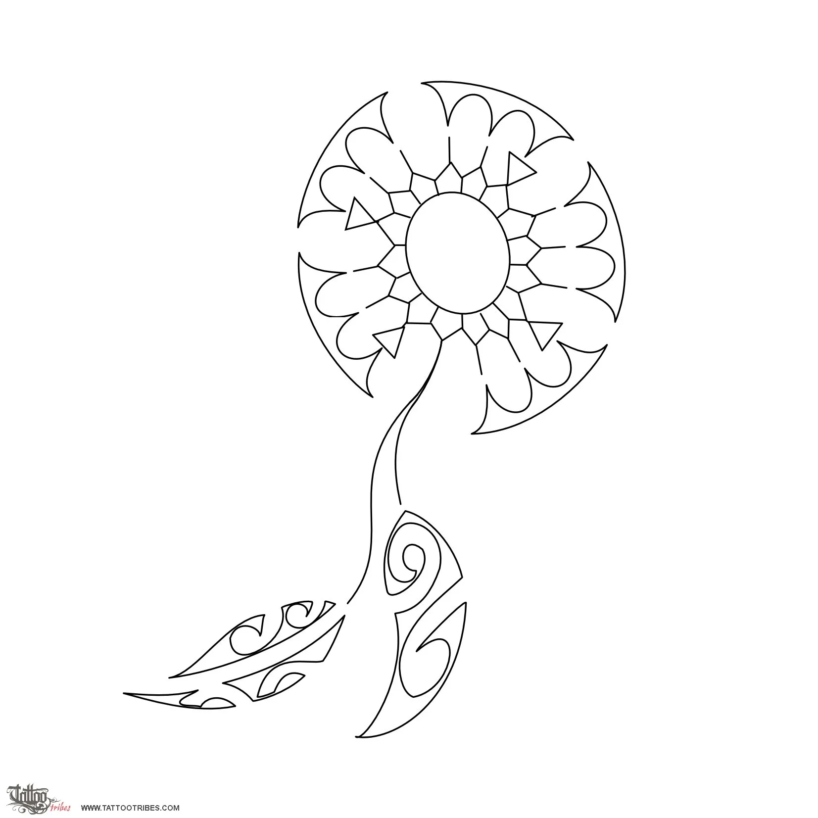 Stencil outline of Dreamcatcher, Serenity