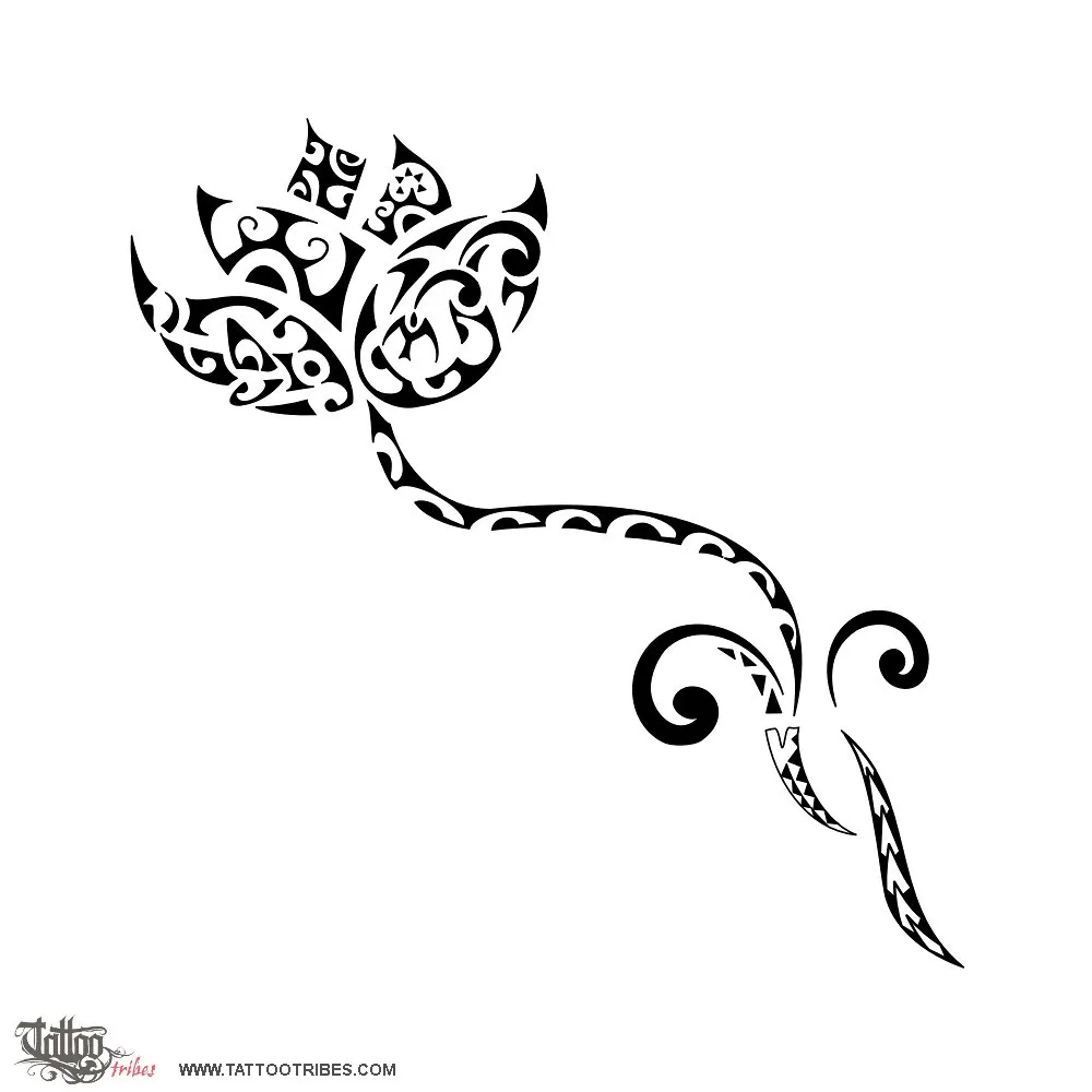 Tattoo image of Lotus flower, Love for the others
