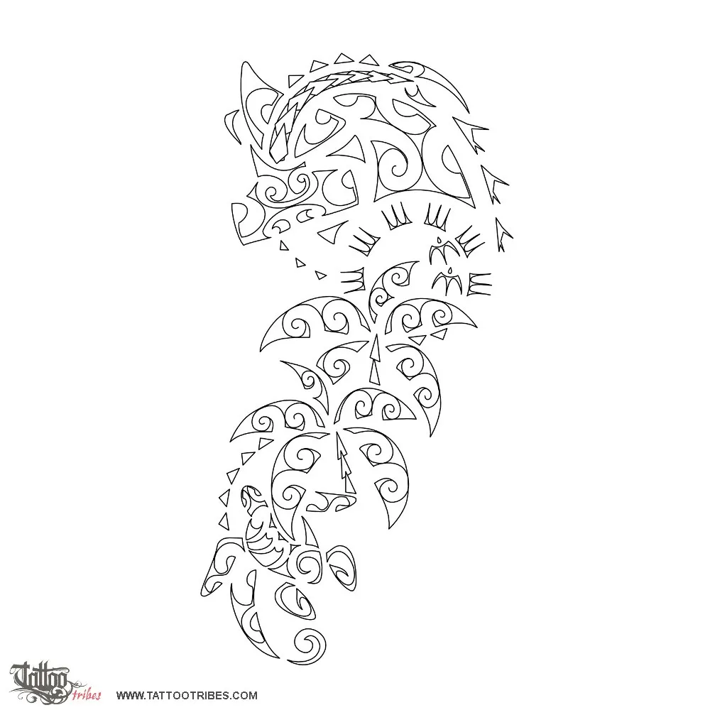Stencil outline of Whakamoemoe, To marry, join