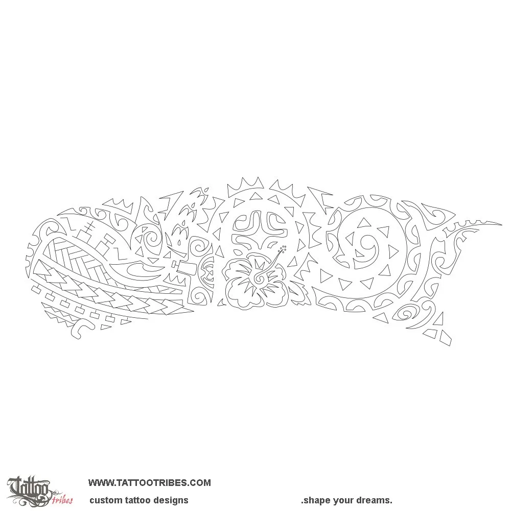 Stencil outline of Na tuahine, Sisters