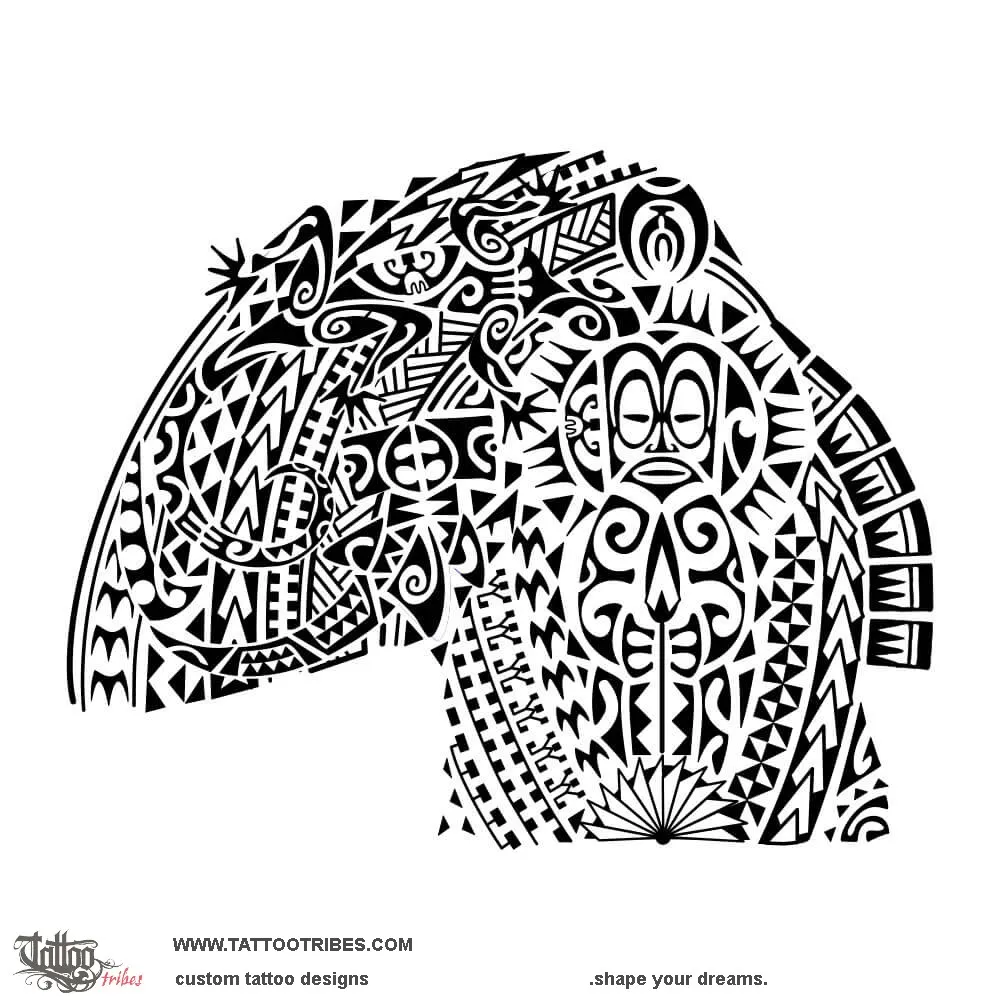 Tattoo image of Vairau, Seasoned warrior