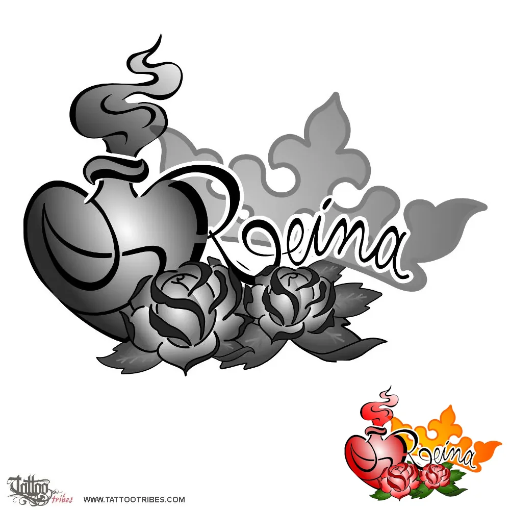 Tattoo image of Reina, Queen