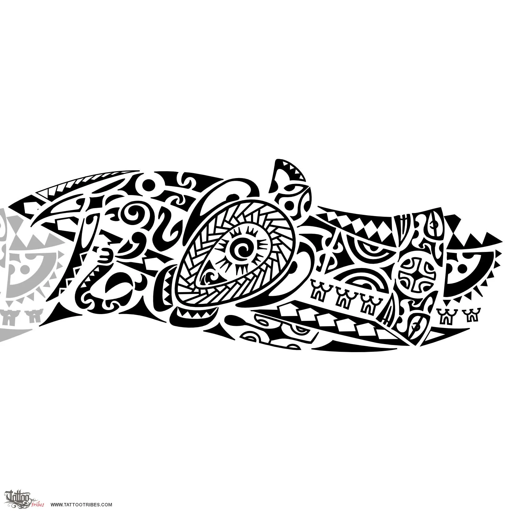 Tattoo image of Awa, River