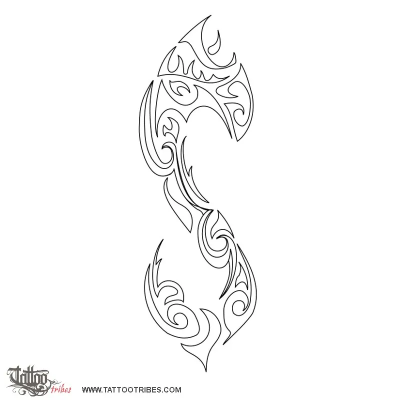 Stencil outline of Fire S, Important