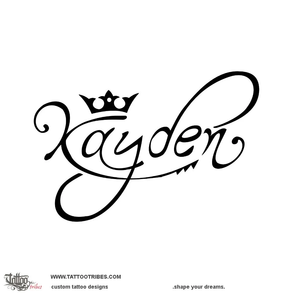 Tattoo image of Kayden, Bond