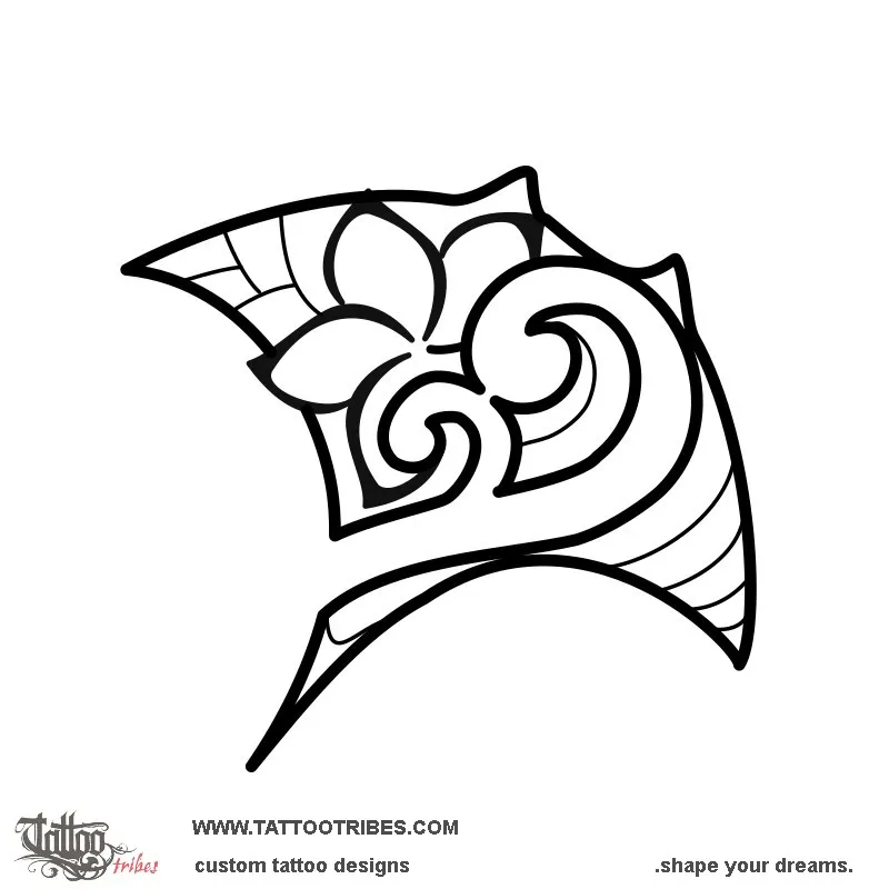 Tattoo image of Mother-daughter, Manta