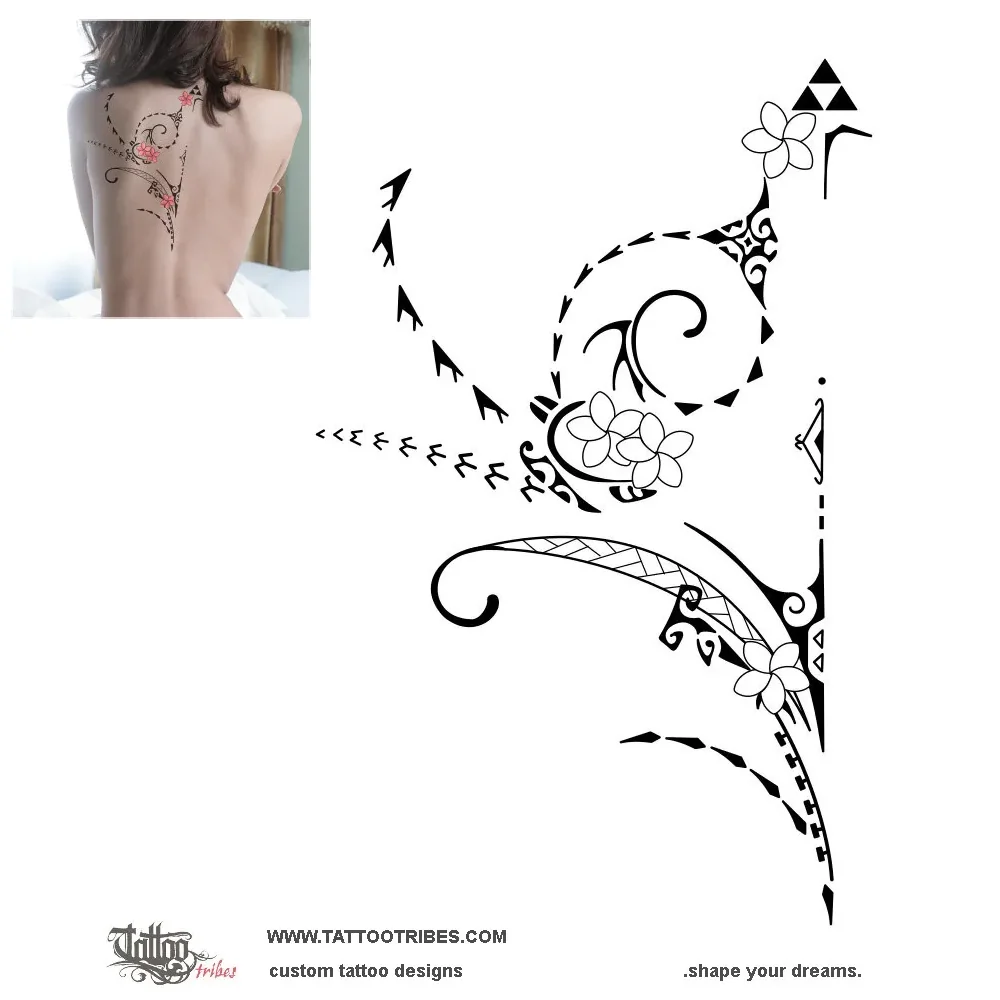 Tattoo image of Mohala, Blossoming