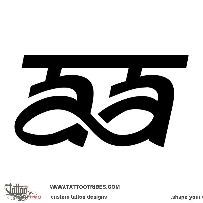 Tattoo image of AA, Everlasting bond