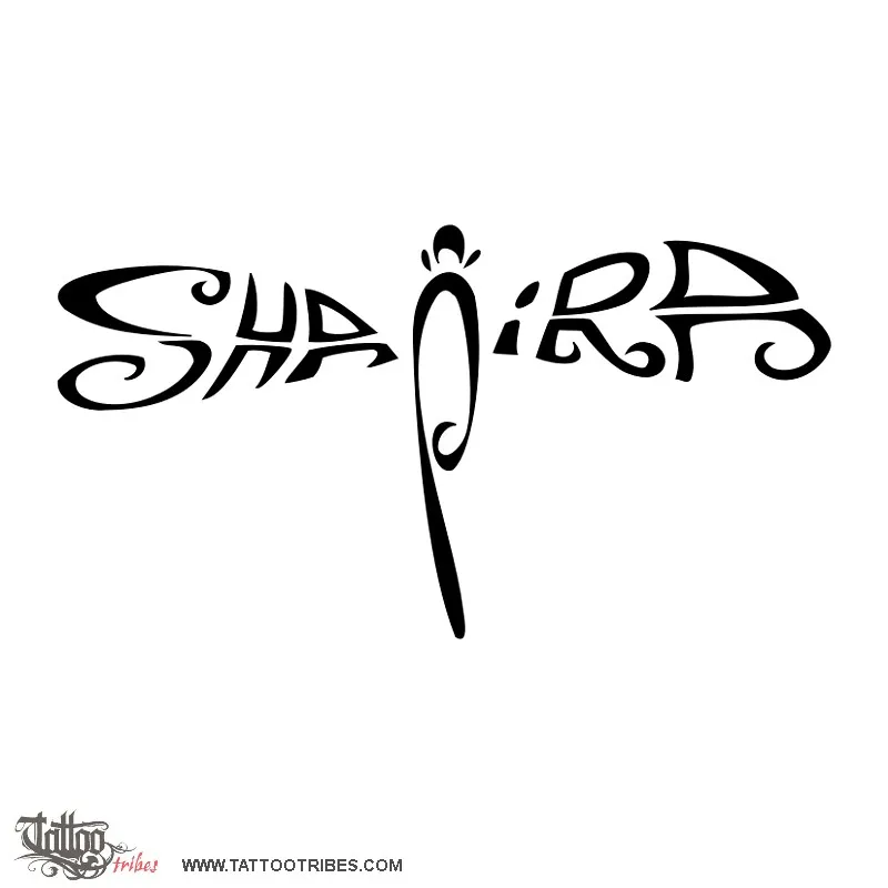 Tattoo image of Dragonfly, Shapira