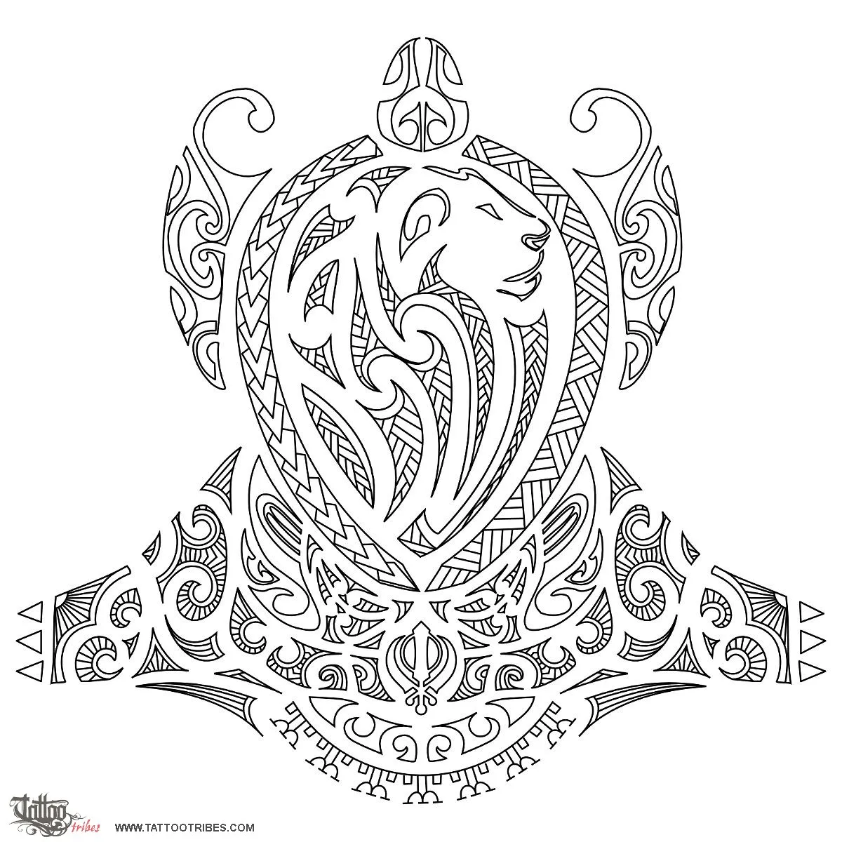 Stencil outline of Sikhism, Heritage, family