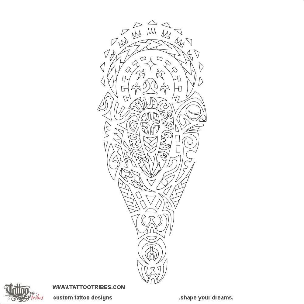 Stencil outline of Haere tatou, Let´s go