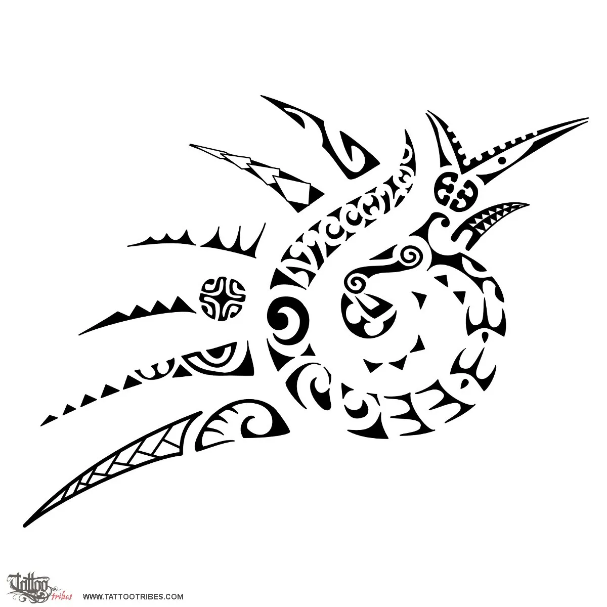Tattoo image of Spiraling sun, Life, new start