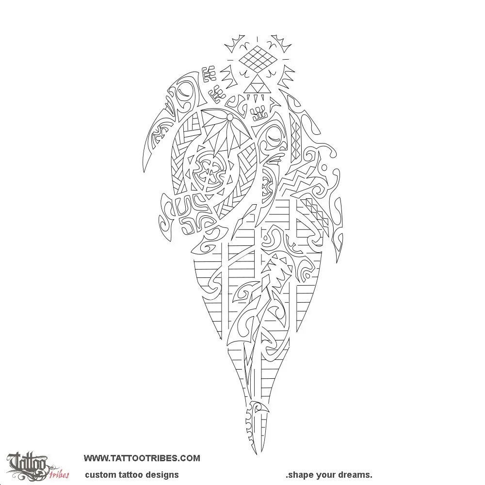 Stencil outline of Tamaroto, Inner self