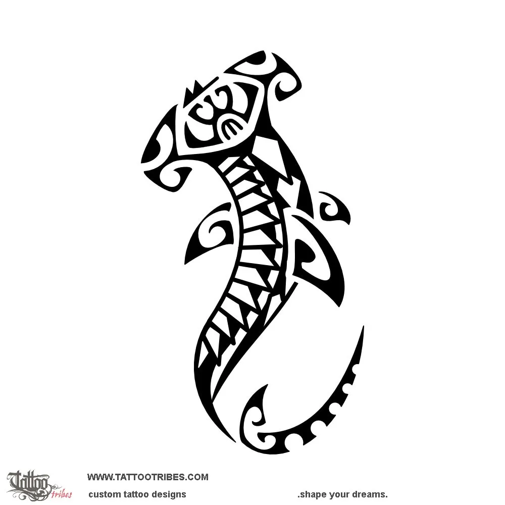 Tattoo image of Manō hae, Fighter