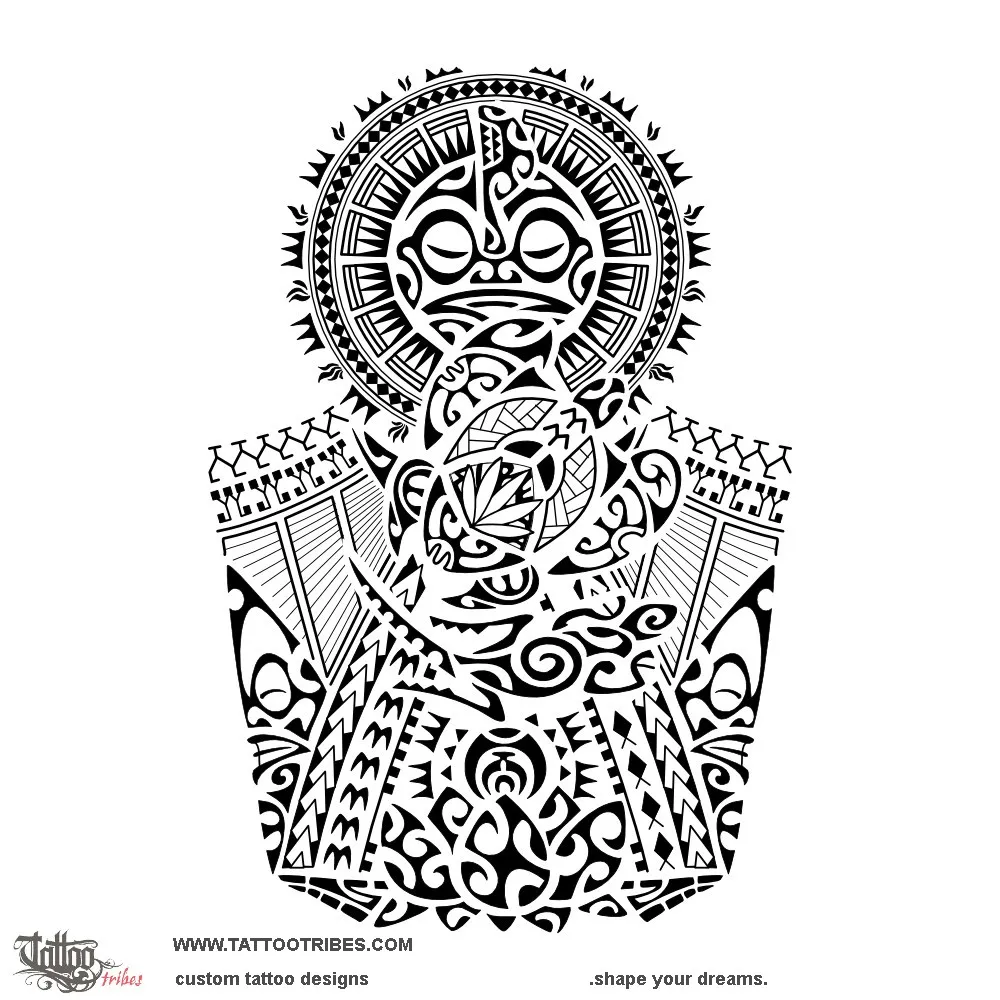 Tattoo image of Trimurti, Protection