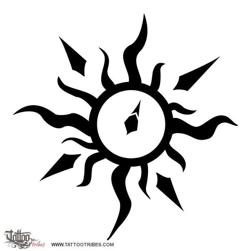 Tattoo image of Sun compass, Direction