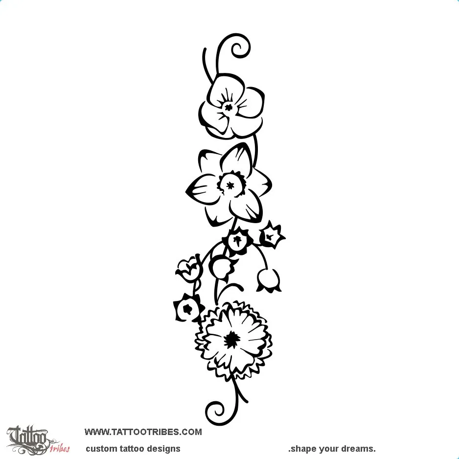 Tattoo image of Birth flowers, Union