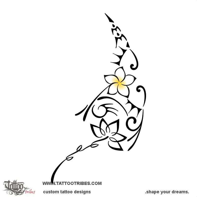 Tattoo image of Fern leaf, Manta