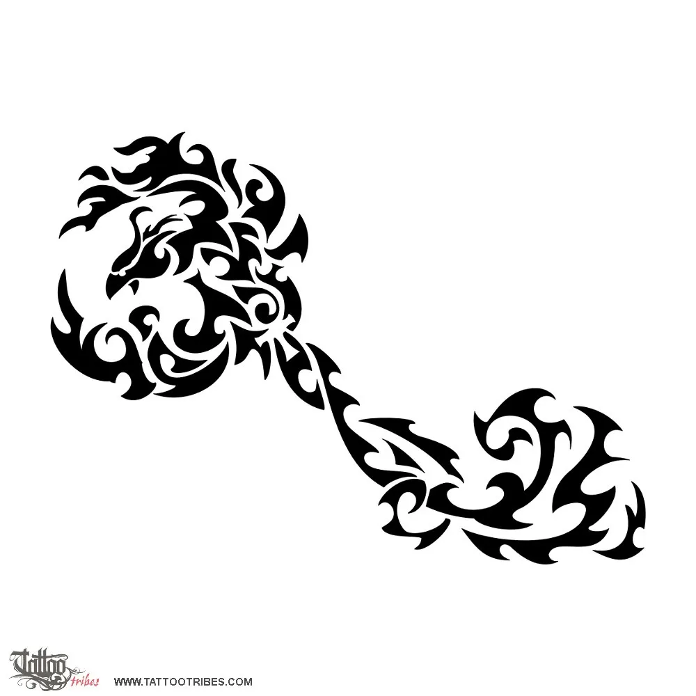 Tattoo image of Tribal phoenix, Challenge