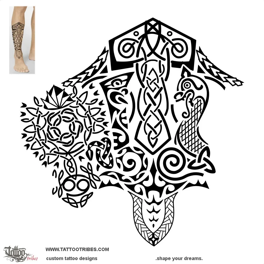 Tattoo image of Navigators, Polynesian & Norse