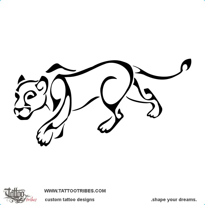 Tattoo image of Lioness, Pride