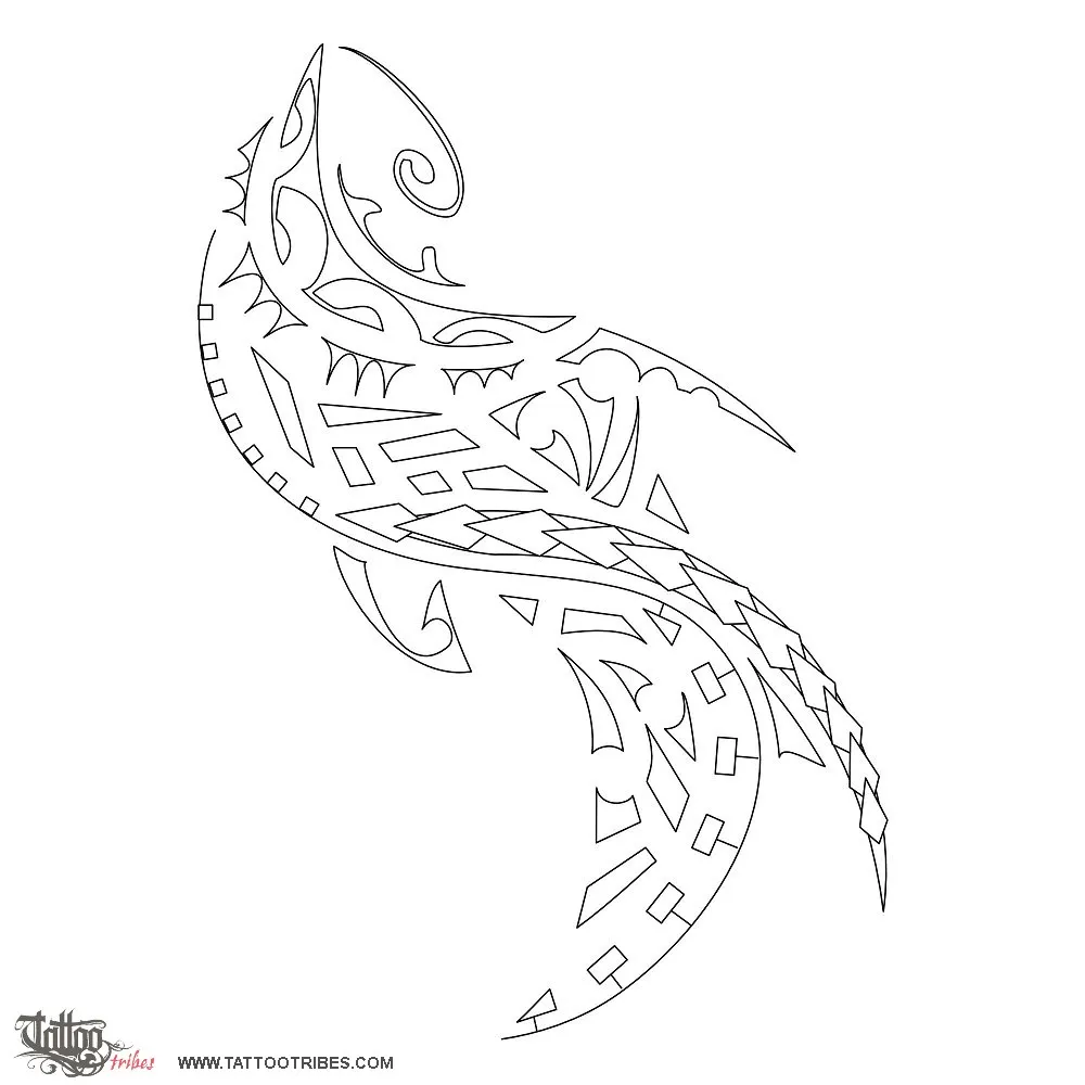 Stencil outline of Koi, Union