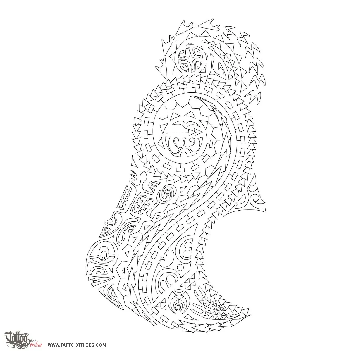 Stencil outline of Water like, Adaptability