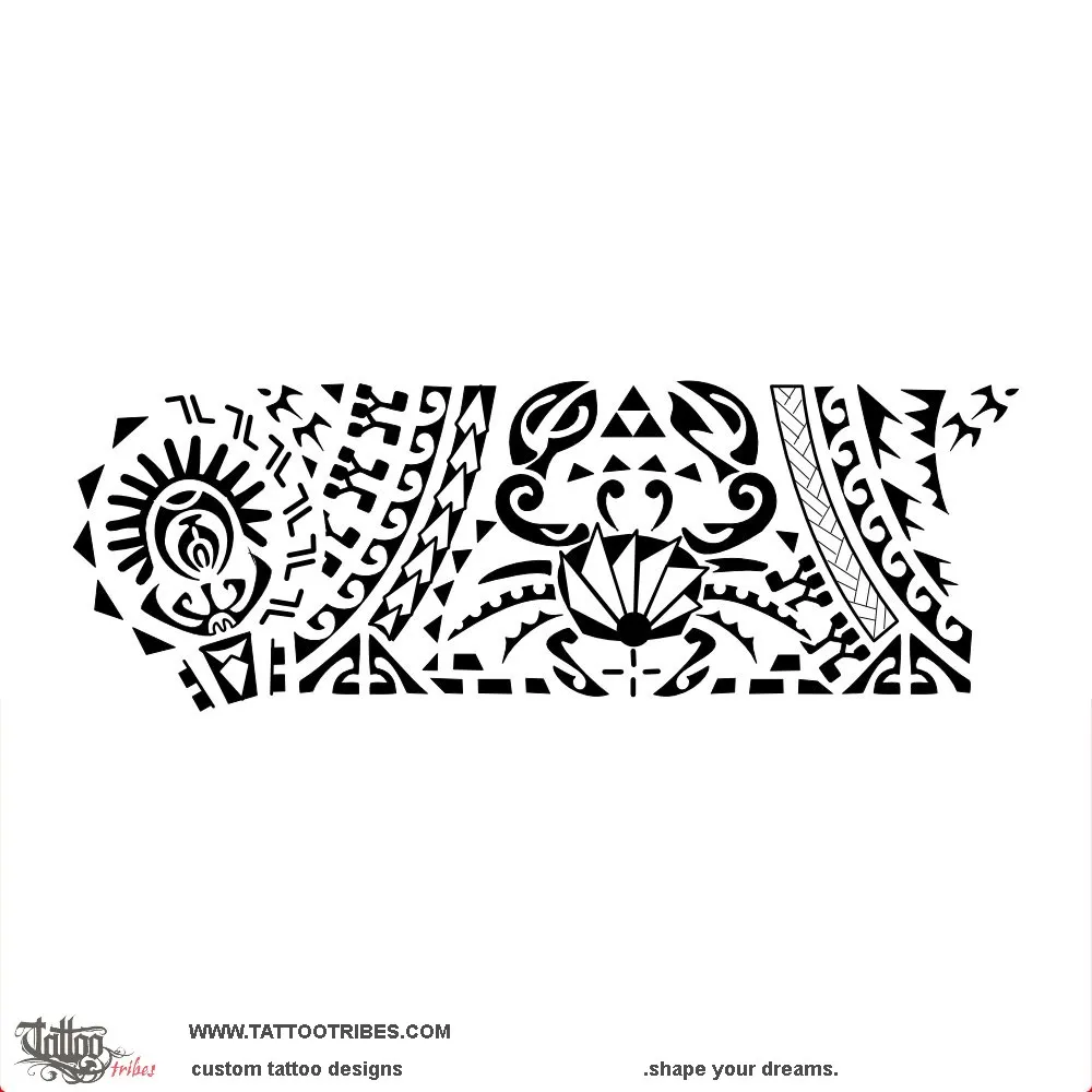 Tattoo image of Cancer legband, Zodiac sign