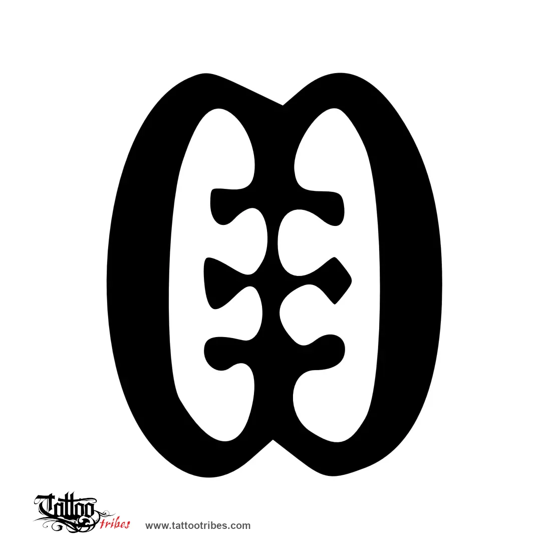 Tattoo image of Ese ne tekrema, Friendship, interdipendence