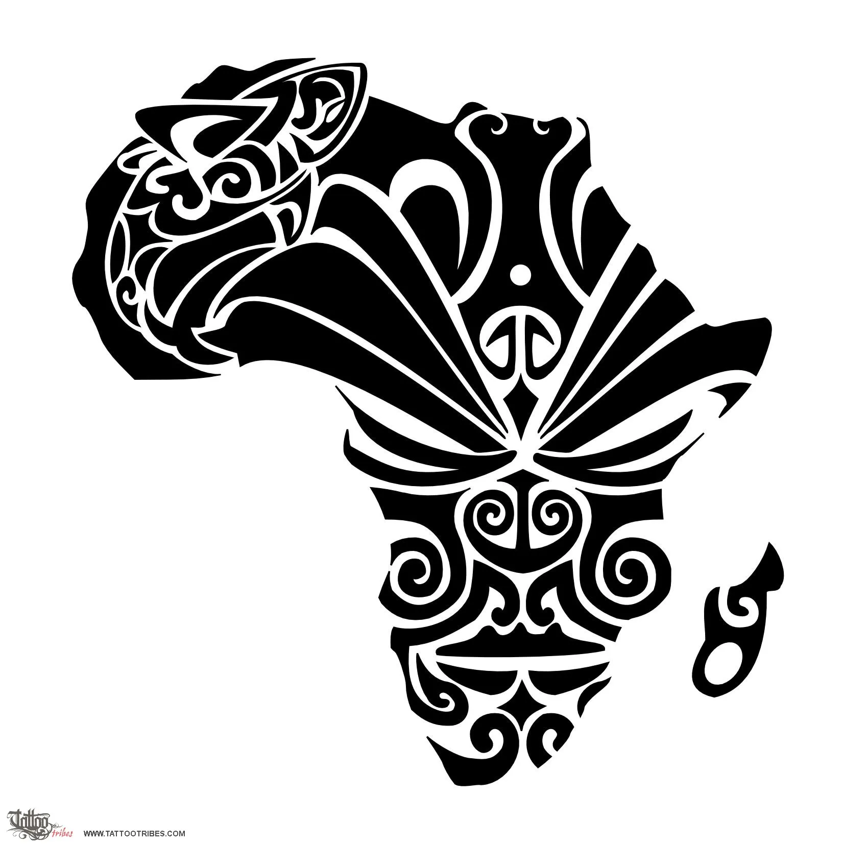 Tattoo image of African dream, Courage, dream