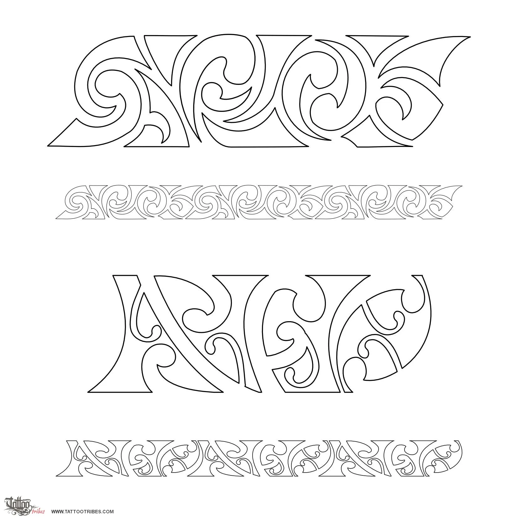 Stencil outline of Maorigram, SFO letters