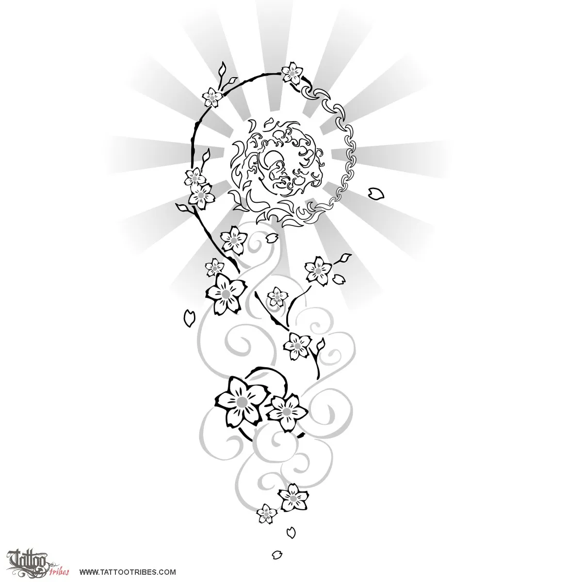 Tattoo image of Balancing karma, Shadow and light
