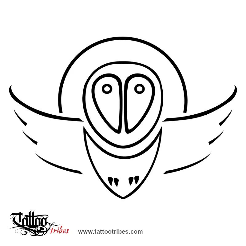Tattoo image of Barn owl, Vision, magic