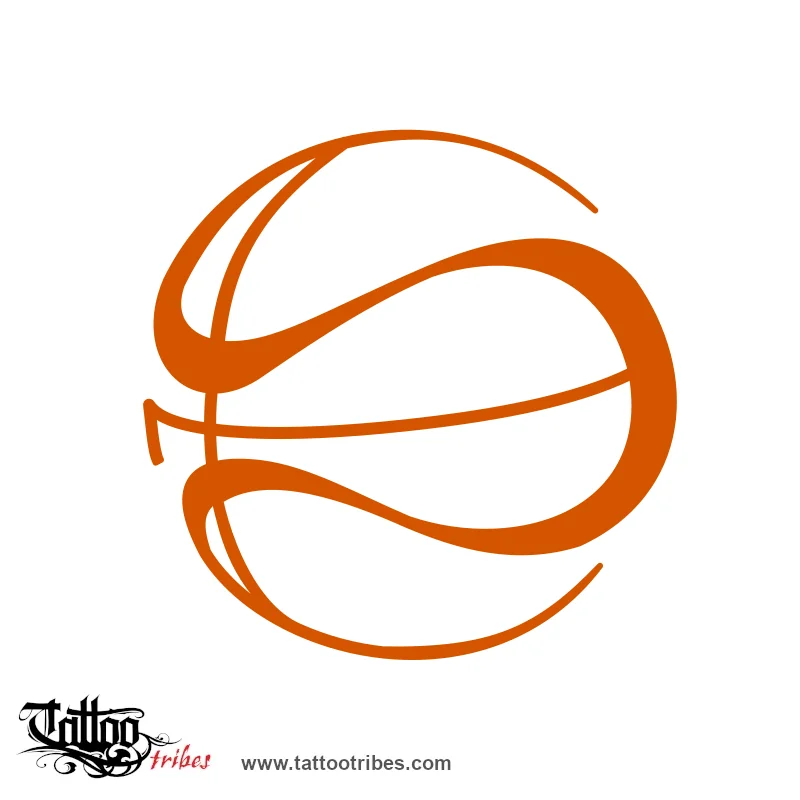 Tattoo image of Basket ball