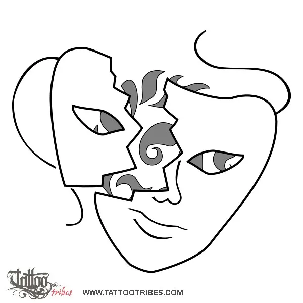 Tattoo image of Beyond the mask, Breaking apparences