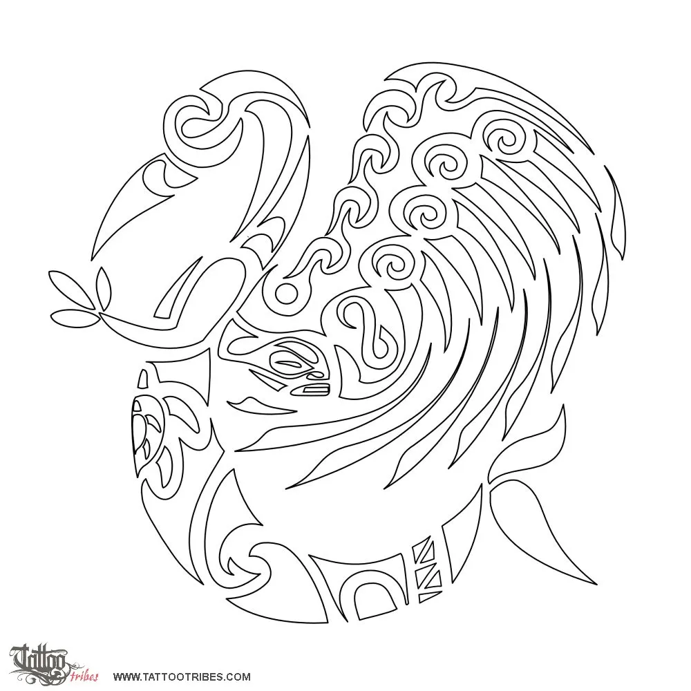 Stencil outline of Manaakitanga, Blessing