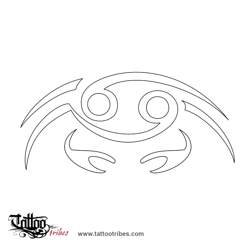Tattoo image of Cancer, Star sign