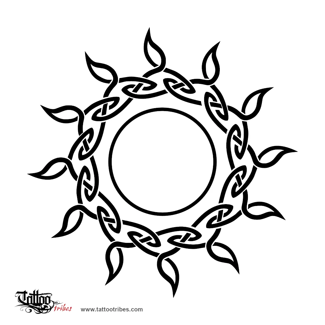 Tattoo image of Celtic sun, Eternity