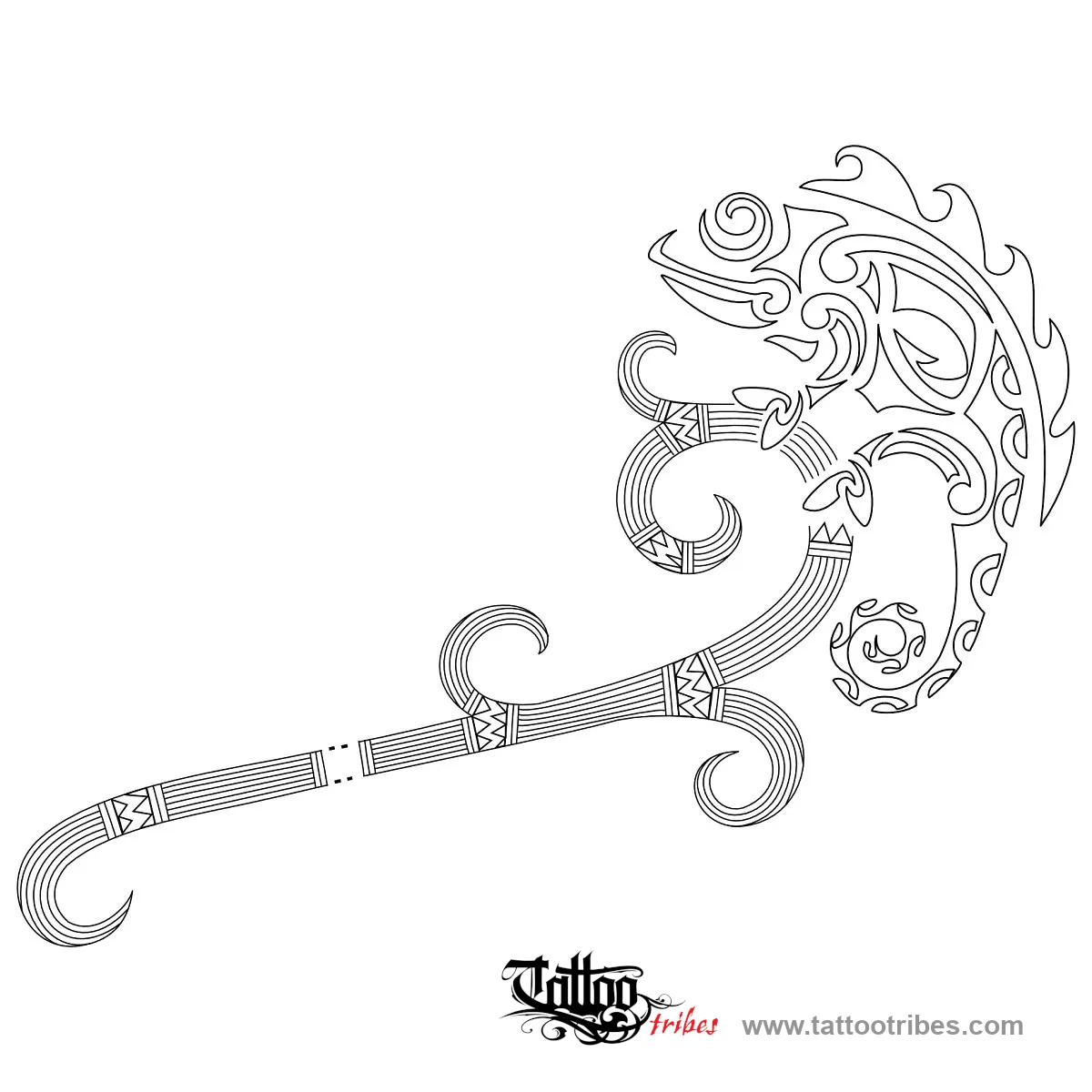 Stencil outline of Taurangi, Changeable